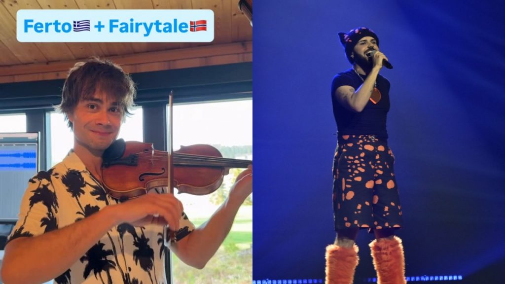Eurovision 2026: Ο Alexander Rybak έπαιξε στο βιολί το «FERTO» του Akyla και ξεσήκωσε τους Eurofans (vid)