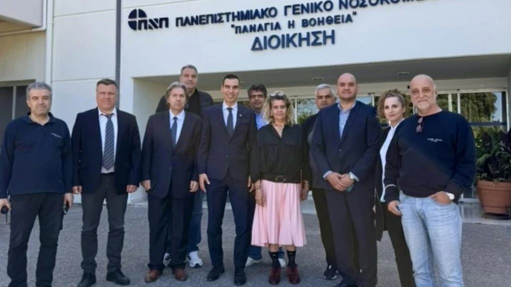 Θεμιστοκλέους: Επισκέφθηκε το Πανεπιστημιακό ΓΝ Πατρών και το ΓΝ Κεφαλονιάς