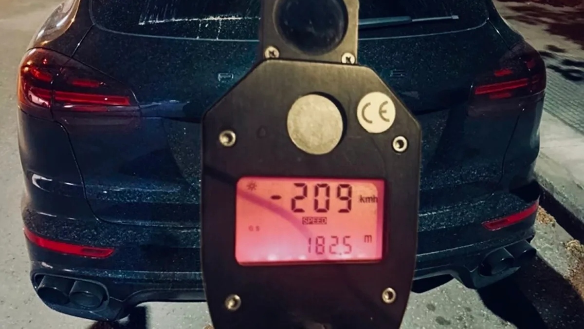 Θεσσαλονίκη: Συνελήφθη 30χρονος που έτρεχε με 209 χλμ/ώρα στον περιφερειακό