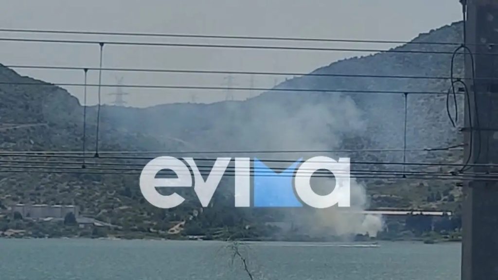 Χαλκίδα: Φωτιά ξέσπασε κοντά στην υψηλή γέφυρα