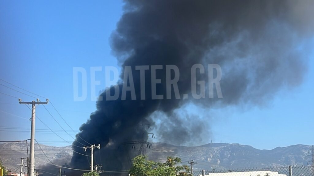 Μενίδι: Φωτιά σε κατάστημα με ανταλλακτικά αυτοκινήτων – Ορατός από πολλές περιοχές ο πυκνός καπνός (Εικόνες)