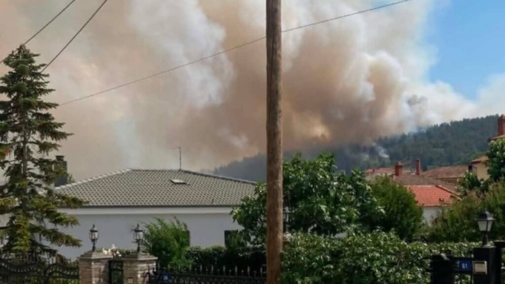 Φωτιά στο Δερβένι Θεσσαλονίκης: Εντοπίστηκε σορός σε δάσος από την πυρκαγιά – Μπαράζ μηνυμάτων από το 112