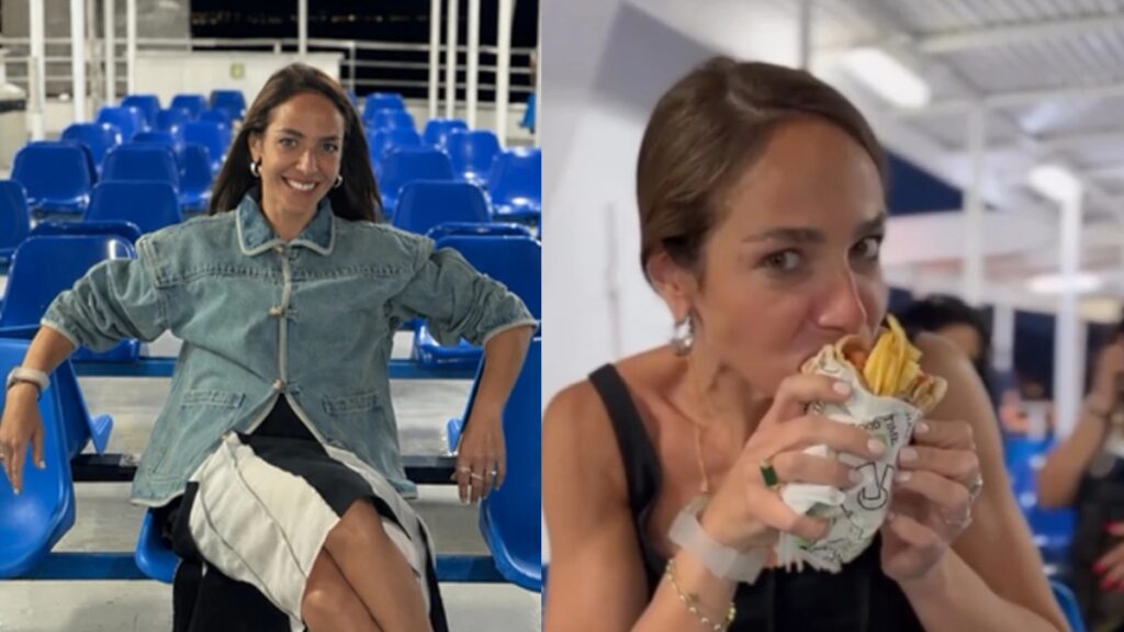 Δόμνα Μιχαηλίδου: Το viral βίντεο με το πιτόγυρο από την απόδραση στην Αίγινα