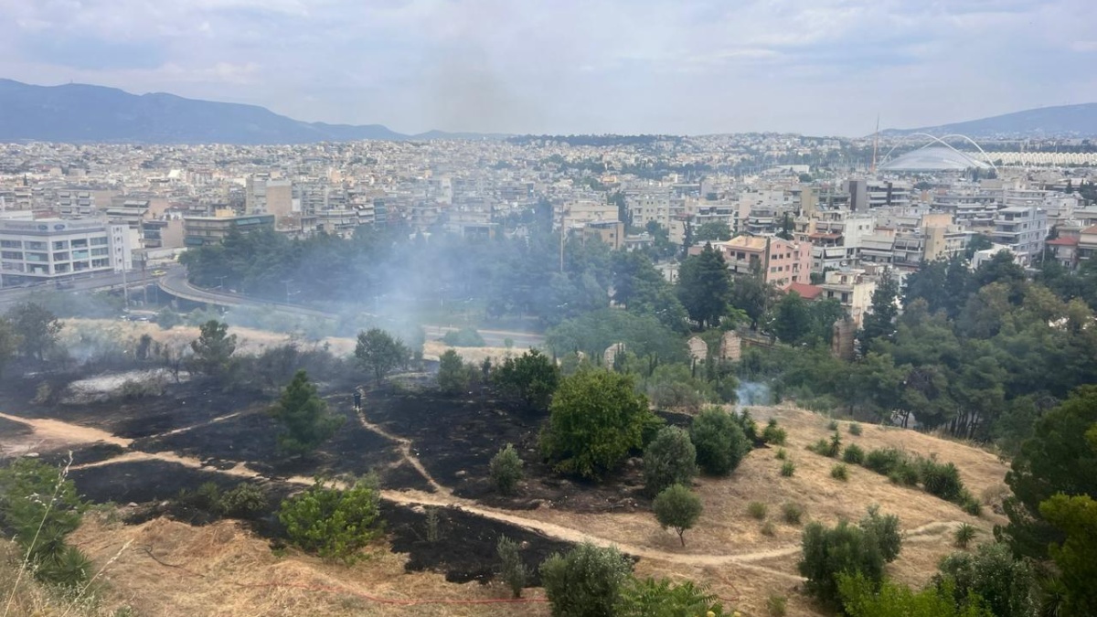 Υπό έλεγχο η φωτιά στο άλσος Βεΐκου – Εικόνες από την επιχείρηση της Πυροσβεστικής (βίντεο+εικόνα)