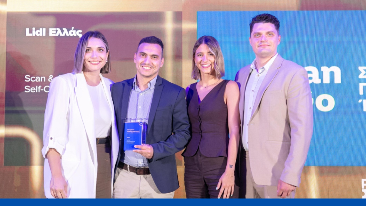 Χρυσή διάκριση για τη Lidl Ελλάς στα Project Management Awards 2026