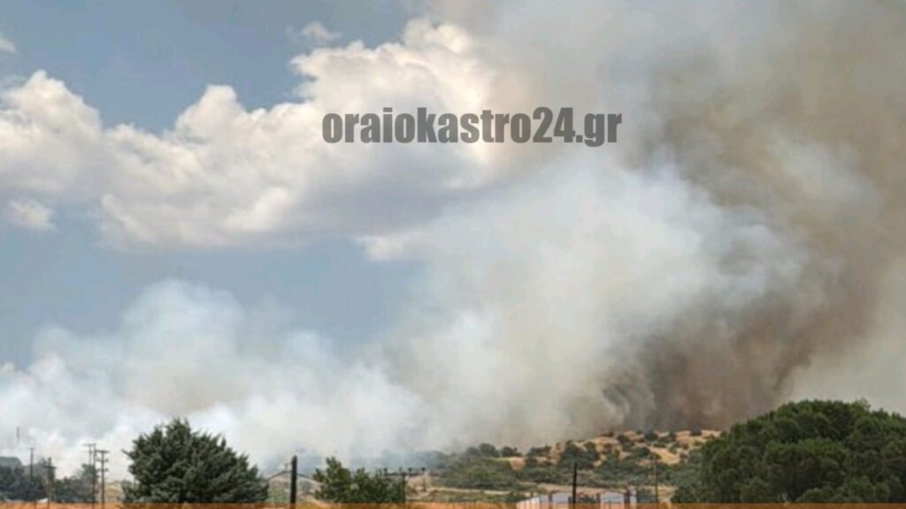 Φωτιά στο Δερβένι Θεσσαλονίκης: Ήχησε μήνυμα του 112 για εκκένωση οικισμού