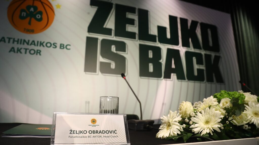 LIVE η παρουσίαση του Ζέλικο Ομπράντοβιτς από τον Παναθηναϊκό