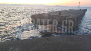 Ραφήνα: Ταξιδεύει ξανά από σήμερα το “Andros King” μετά το ατύχημα στο λιμάνι (βίντεο)