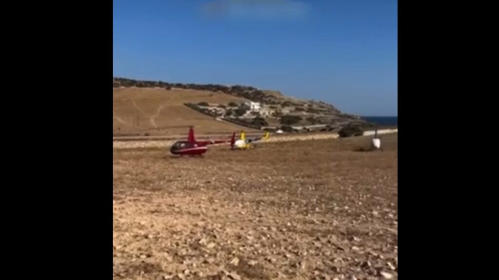 Το χωράφι στη Σχοινούσα που έχει μετατραπεί σε… ελικοδρόμιο (βίντεο)