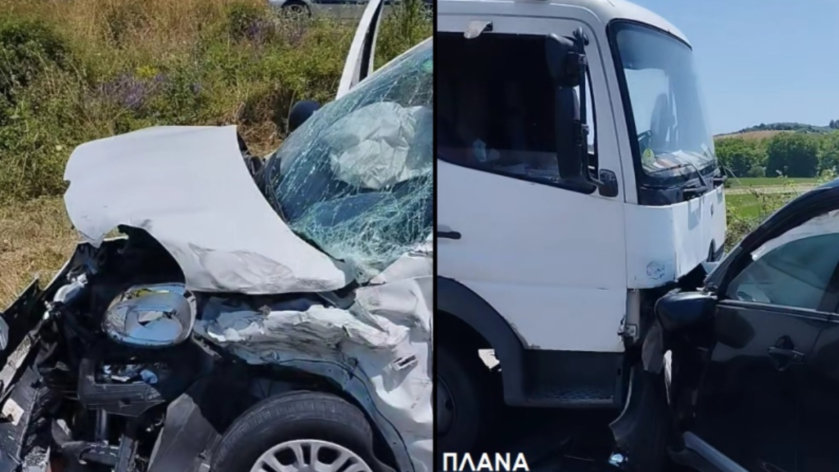 Σοβαρό τροχαίο στα Πλανά Χαλκιδικής – Τραυματίστηκαν τρία παιδιά (Φωτογραφίες)