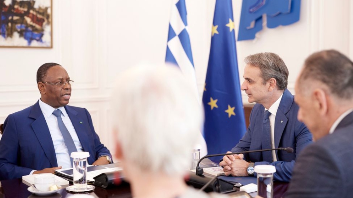 Συνάντηση Μητσοτάκη με τον υποψήφιο για τη θέση του ΓΓ του ΟΗΕ Macky Sall – Τι συζήτησαν