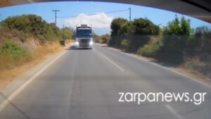 Χανιά: Οδηγός βυτιοφόρου “κίνδυνος-θάνατος” κάνει… σινιάλο με τα φώτα για να προσπεράσει αυτοκίνητο – Δείτε το βίντεο