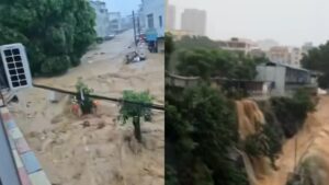 Κίνα: Τουλάχιστον 15 νεκροί και 9 αγνοούμενοι από τις φονικές καταιγίδες – Εικόνες βιβλικής καταστροφής (βίντεο)