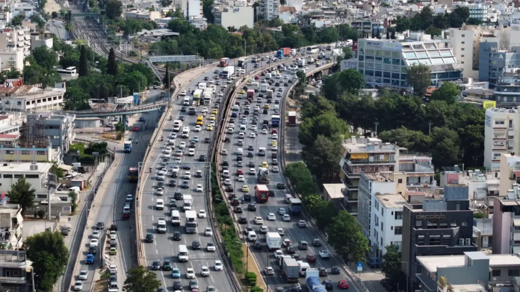 Μποτιλιάρισμα στον Κηφισό μετά από καραμπόλα πέντε οχημάτων