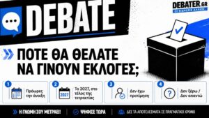 DEBATE: Πότε θα θέλατε να γίνουν οι επόμενες εθνικές εκλογές;