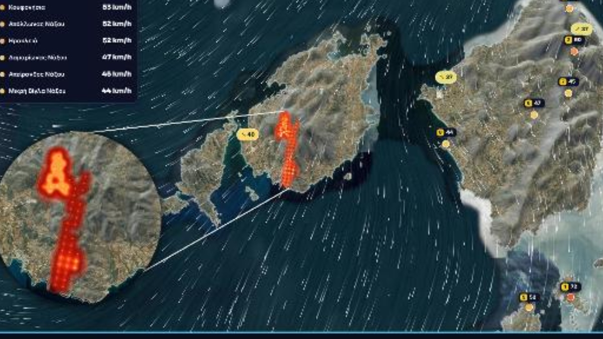 Η φωτιά στην Πάρο εξαπλώθηκε σε έκταση 10.000 στρεμμάτων – Ο καπνός “σκέπασε” Κυκλάδες και βόρεια Κρήτη (Δορυφορικές εικόνες)