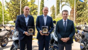Παναγιώτης και Γιώργος Αγγελόπουλος πραγματοποίησαν δωρεά 15 μοτοσικλετών στην ΕΛ.ΑΣ. για την ενίσχυση Υπηρεσιών πρώτης γραμμής