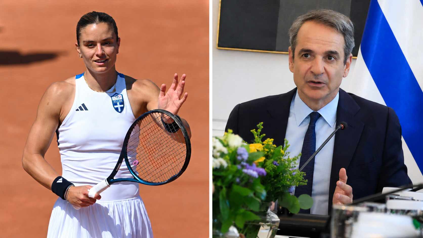 Ο Κυριάκος Μητσοτάκης παρών στο Wimbledon στο πλευρό της Μαρίας Σάκκαρη