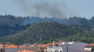 Υπό έλεγχο η φωτιά στη Μόλα Καλύβα Χαλκιδικής – Παραμένουν στο σημείο ισχυρές δυνάμεις
