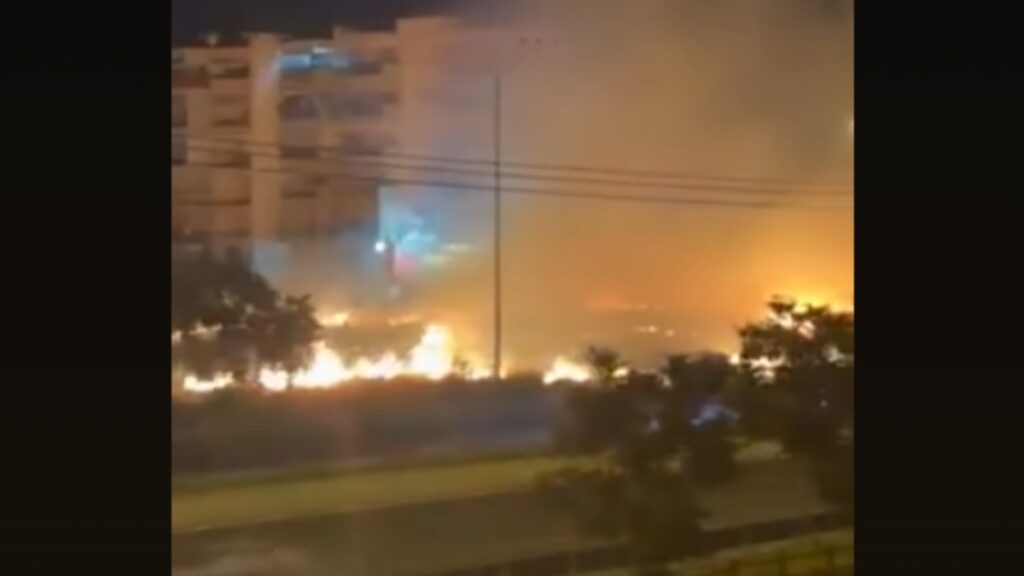 Φωτιά στο Κορδελιό Θεσσαλονίκης (Βίντεο)