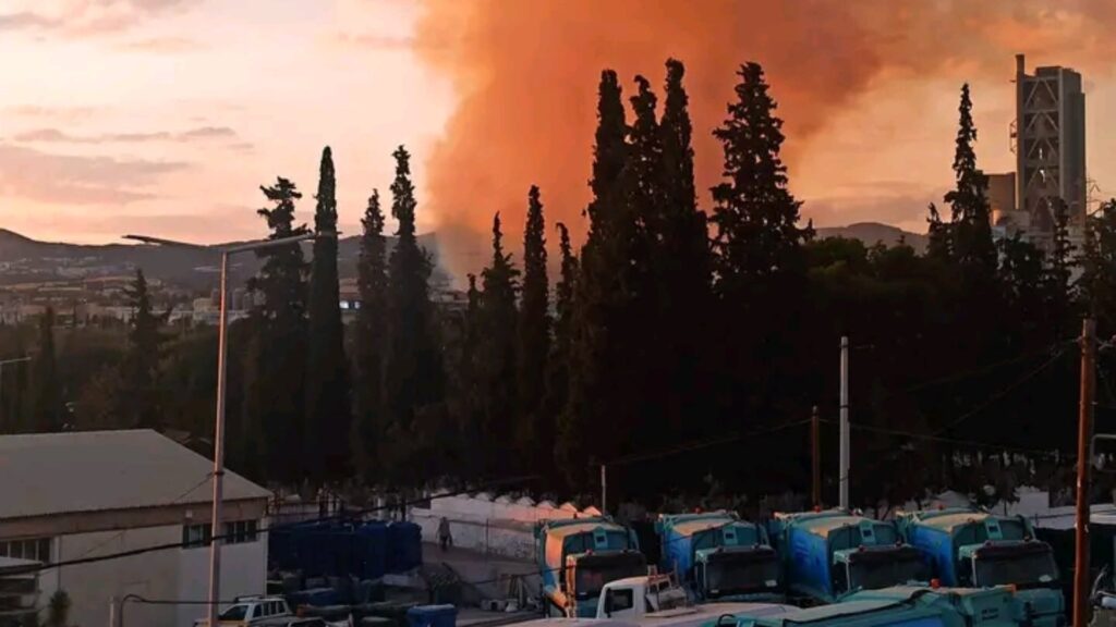 Φωτιά στο Ωραιόκαστρο Θεσσαλονίκης – Ήχησε το 112 για εκκένωση