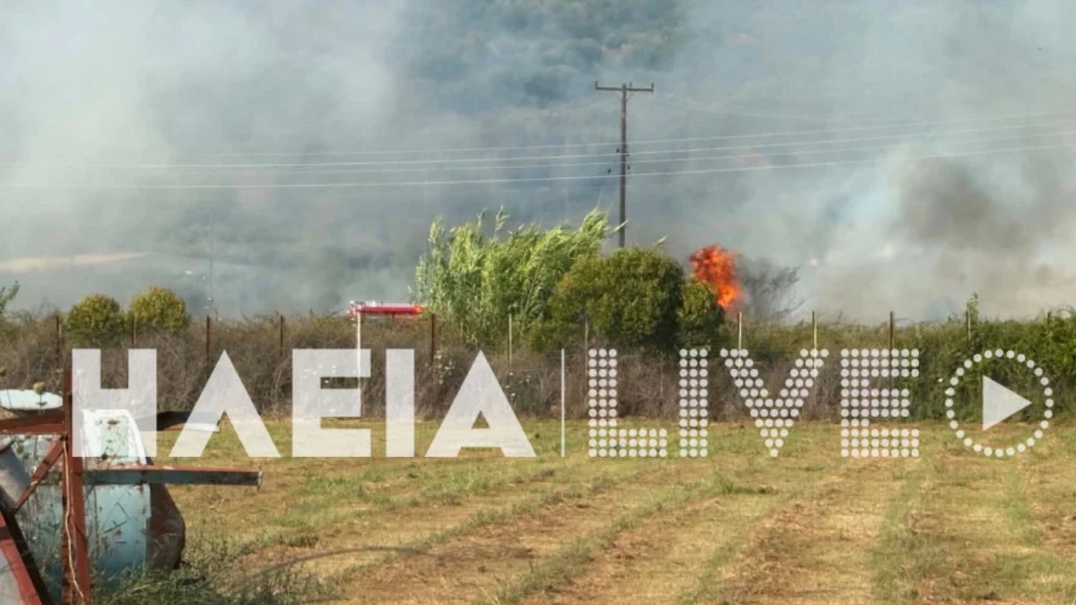 Φωτιά στις Κολιρεικες παραγκες Πυργου Ηλείας – Ήχησε το 112, επιχειρούν 4 εναέρια μέσα