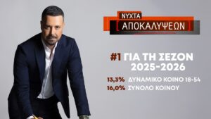«Νύχτα αποκαλύψεων» με τον Πέτρο Κουσουλό: Στην κορυφή της τηλεθέασης η εκπομπή για τη σεζόν 2025-2026