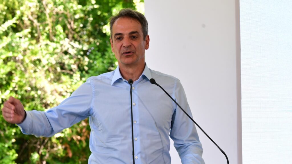 LIVE η ομιλία Μητσοτάκη στην τελετή υπογραφής της σύμβασης για τον τριπλό κόμβο Σκαραμαγκά