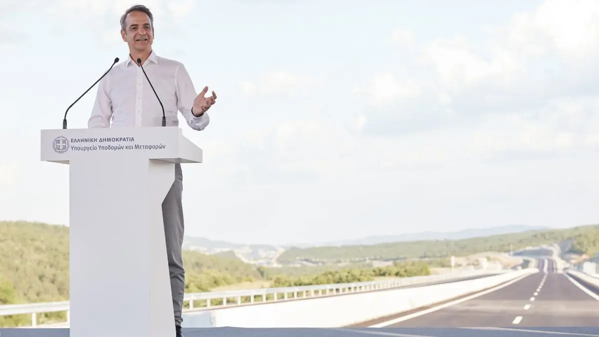 Μητσοτάκης στα εγκαίνια του Ε65: «Η χώρα της στασιμότητας ανήκει στο παρελθόν»
