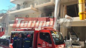 Μεγάλη φωτιά σε διαμέρισμα στην Πάτρα – Καταστράφηκε ολοσχερώς (Εικόνες & Βίντεο)