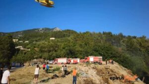 Οριοθετήθηκαν οι δύο πυρκαγιές στην Θεσπρωτία – Ξέσπασαν με διαφορά 20 λεπτών σε κοντινή απόσταση