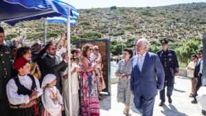 Ο Κωνσταντίνος Τασούλας εγκαινίασε το Αρχαιολογικό Μουσείο Αγαθονησίου