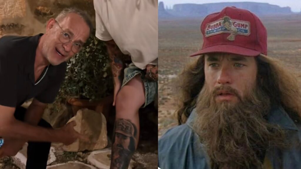 Η αντίδραση του Tom Hanks όταν είδε τατουάζ με τον «Φόρεστ Γκαμπ» στο πόδι Έλληνα (βίντεο)