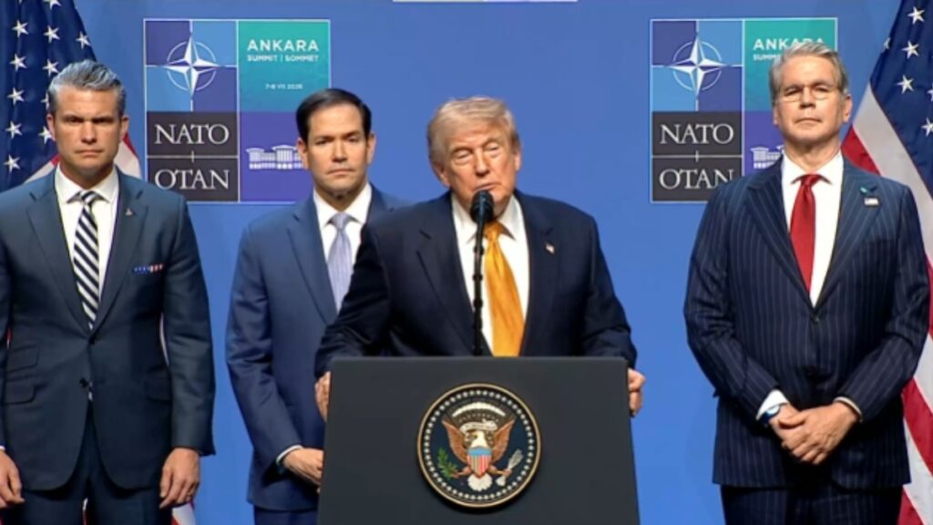 LIVE η συνέντευξη Τύπου του Ντόναλντ Τραμπ μετά τη Σύνοδο Κορυφής του ΝΑΤΟ