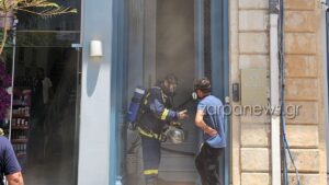 Πανικός στα Χανιά από φωτιά σε τουριστικό κατάλυμα (φωτογραφίες)