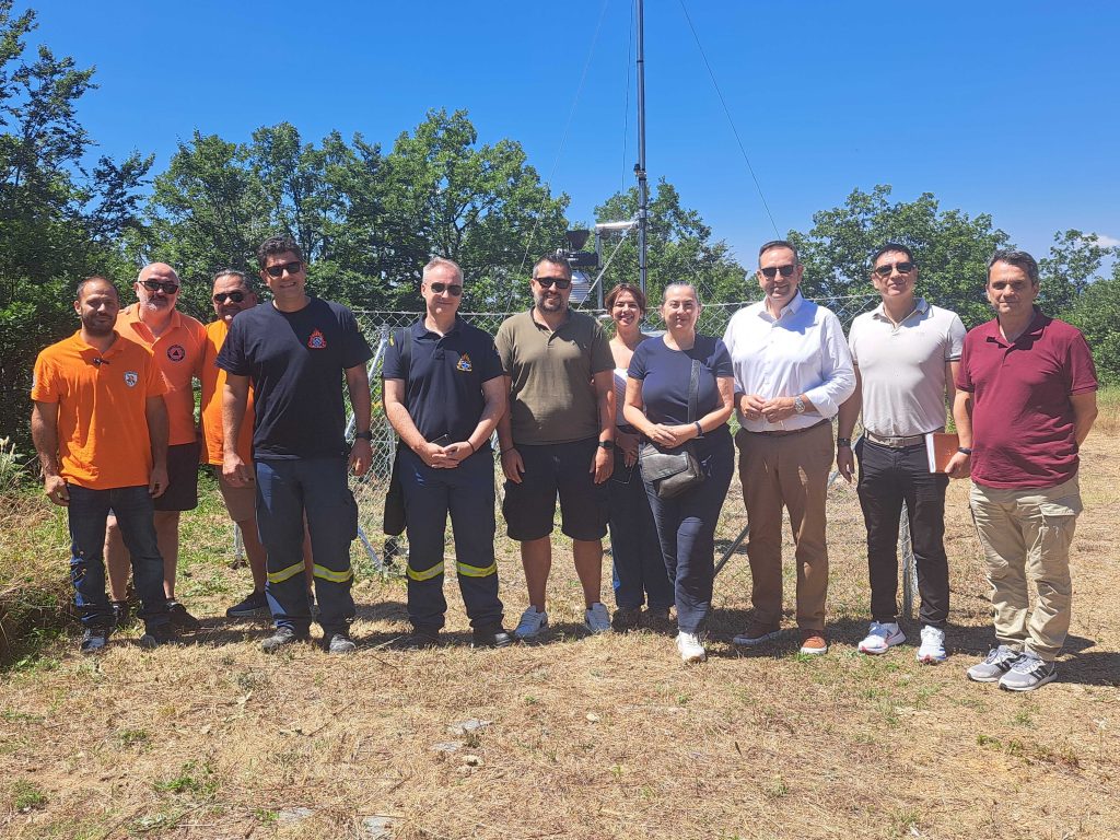Νέος σταθμός στον Ταξιάρχη Χαλκιδικής για την πρόβλεψη του κινδύνου πυρκαγιάς