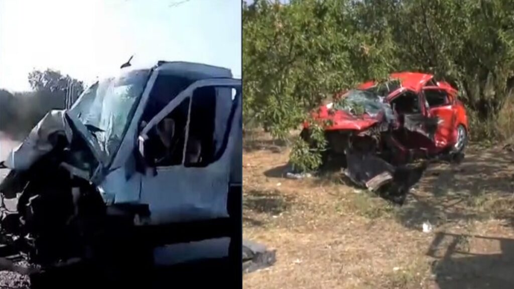 Σέρρες: Σοκαριστικό βίντεο από τη στιγμή της μετωπικής ΙΧ με φορτηγό – Νεκροί 46χρονη και ο γιος της