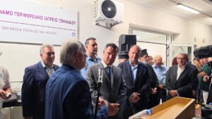 Άδωνις Γεωργιάδης: Εγκαινίασε το Πολυδύναμο Ιατρείο Γενναδίου στη Ρόδο