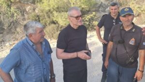 Φωτιά στον Ωρωπό: Χωρίς ενεργό μέτωπο – Στο σημείο ο Ευάγγελος Τουρνάς