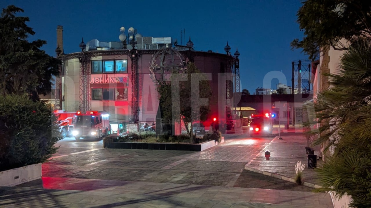 Φωτιά στην Τεχνόπολη στο Γκάζι εξαιτίας βλάβης (βίντεο)