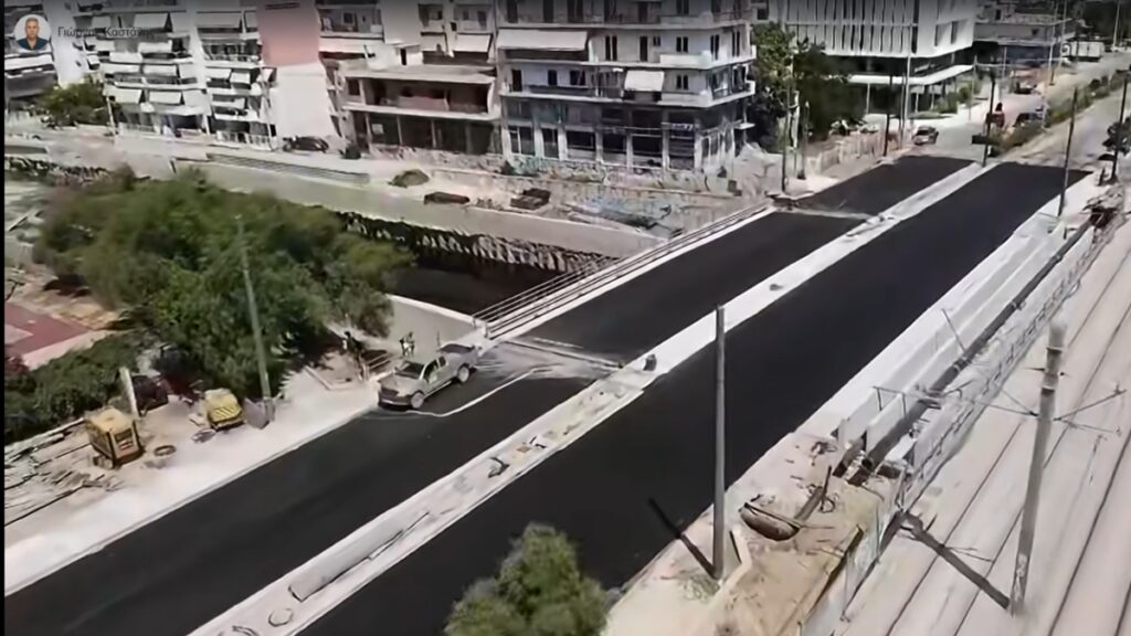 Καλλιθέα: Στην κυκλοφορία η νέα οδική γέφυρα στη Λεωφόρο Εθνάρχου Μακαρίου