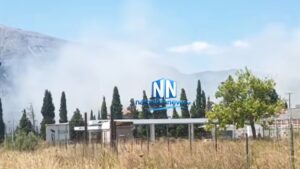 Φωτιά στην Μακύνεια Ναυπακτίας – Μήνυμα από το 112 για ετοιμότητα (βίντεο)