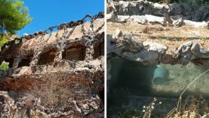 Κάηκε το σπίτι που ήταν φτιαγμένο από ξύλα δέντρου και ενυδρεία στη Σαλαμίνα – Δείτε πώς ήταν πριν (βίντεο)