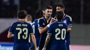 ΑΕΛ Novibet – Ολυμπιακός 0-4: «Ερυθρόλευκος» περίπατος στη Λάρισα με λάμψη των νέων