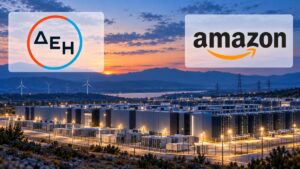 Mega deal ΔΕΗ – Amazon: Data Center 300 MW στη Δυτική Μακεδονία με προοπτική επέκτασης στο 1 GW
