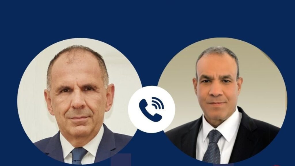 Τηλεφωνική συνομιλία Γεραπετρίτη με τον ΥΠΕΞ της Αιγύπτου