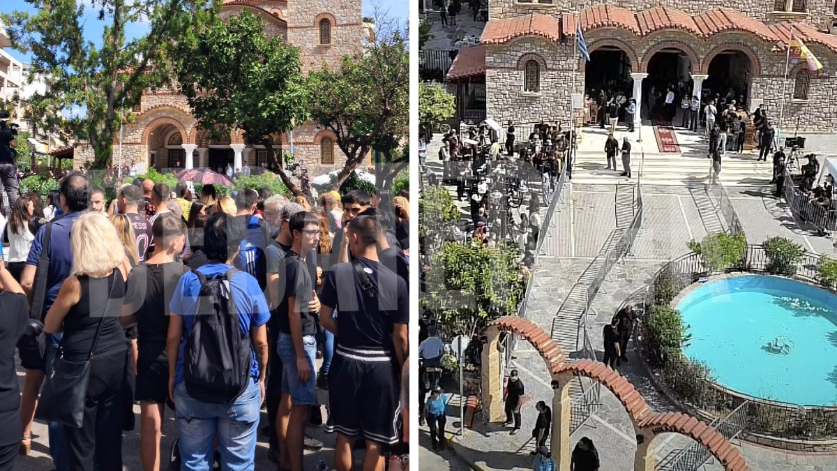 Γιώργος Μαζωνάκης: Πλήθος κόσμου στη Νίκαια για το τελευταίο “αντίο” (φωτογραφίες)