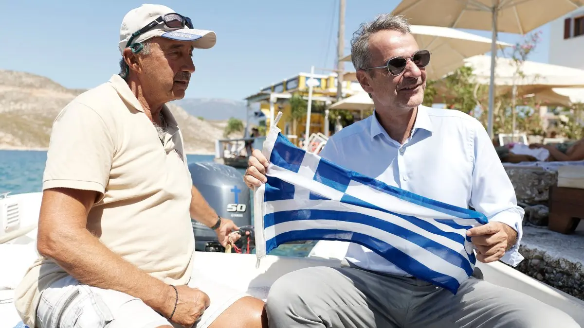 Μητσοτάκης από Καστελλόριζο: «Κλείνουμε όλα τα ανοιχτά μέτωπα» – 37 έργα ύψους 27 εκατ. ευρώ
