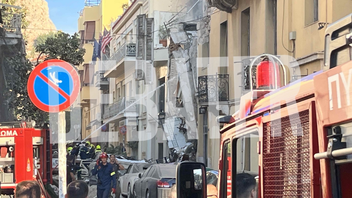 Έκρηξη σε κτήριο στην Πλάκα – Ακούστηκε σε όλο το κέντρο (φωτογραφίες)
