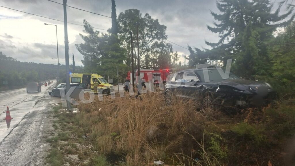 Τροχαίο στην Κορινθία: Ένας τραυματίας μετά από σφοδρή σύγκρουση ΙΧ